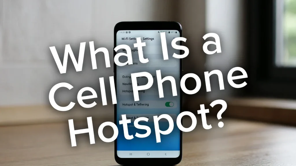 What Is a Cell Phone Hotspot